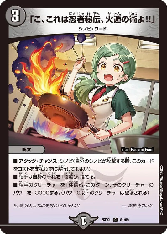 「こ、これは忍者秘伝、火遁の術よ!!」(81/89)